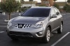 Picture of a 2014 Nissan Rogue Select in Platinum Graphite from a front left perspective
