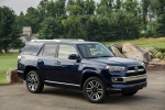 Picture of a 2018 Toyota 4Runner Limited in Nautical Blue Pearl from a front right three-quarter perspective