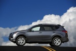Picture of a 2014 Toyota RAV4 Limited in Magnetic Gray Pearl from a side perspective