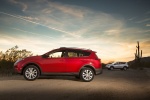 Picture of a 2015 Toyota RAV4 Limited AWD in Barcelona Red Metallic from a side perspective