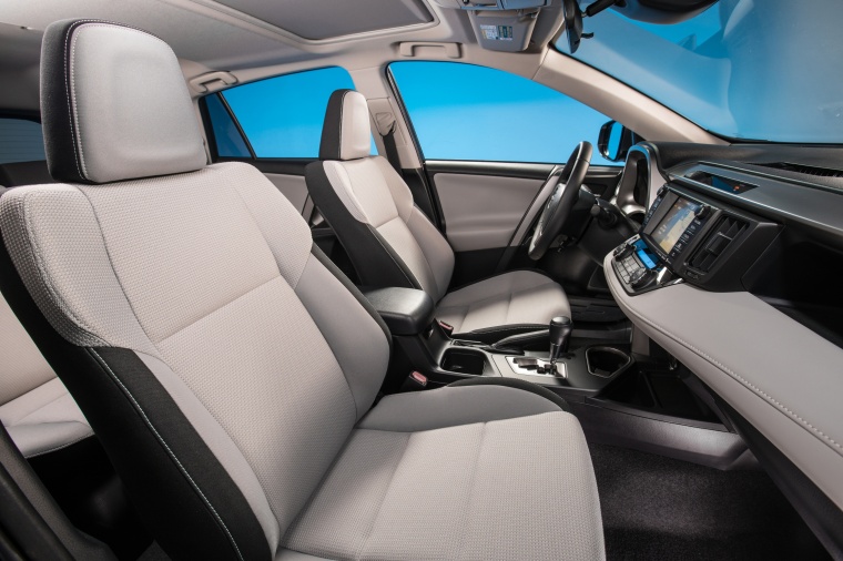 Picture of a 2017 Toyota RAV4 Hybrid XLE AWD's Front Seats
