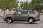 Picture of a 2016 Toyota Sequoia in Pyrite Mica from a side perspective