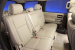 Picture of a 2017 Toyota Sequoia's Rear Seats in Sand Beige