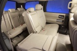 Picture of a 2017 Toyota Sequoia's Rear Seats in Sand Beige