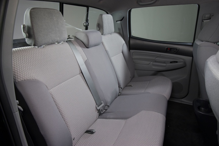 Picture of a 2015 Toyota Tacoma Double Cab SR5 V6 4WD's Rear Seats in Graphite
