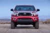 Picture of a 2015 Toyota Tacoma Access Cab V6 4WD in Barcelona Red Metallic from a frontal perspective