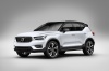 Picture of a 2019 Volvo XC40 T5 R-Design AWD in Crystal White Metallic from a front left three-quarter perspective
