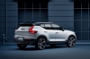 Picture of a 2019 Volvo XC40 T5 R-Design AWD in Crystal White Metallic from a rear right three-quarter perspective