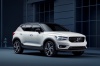 Picture of a 2019 Volvo XC40 T5 R-Design AWD in Crystal White Metallic from a front right three-quarter perspective