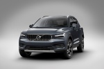 Picture of a 2019 Volvo XC40 T5 Inscription AWD in Denim Blue Metallic from a front left perspective