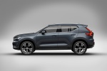Picture of a 2019 Volvo XC40 T5 Inscription AWD in Denim Blue Metallic from a side perspective